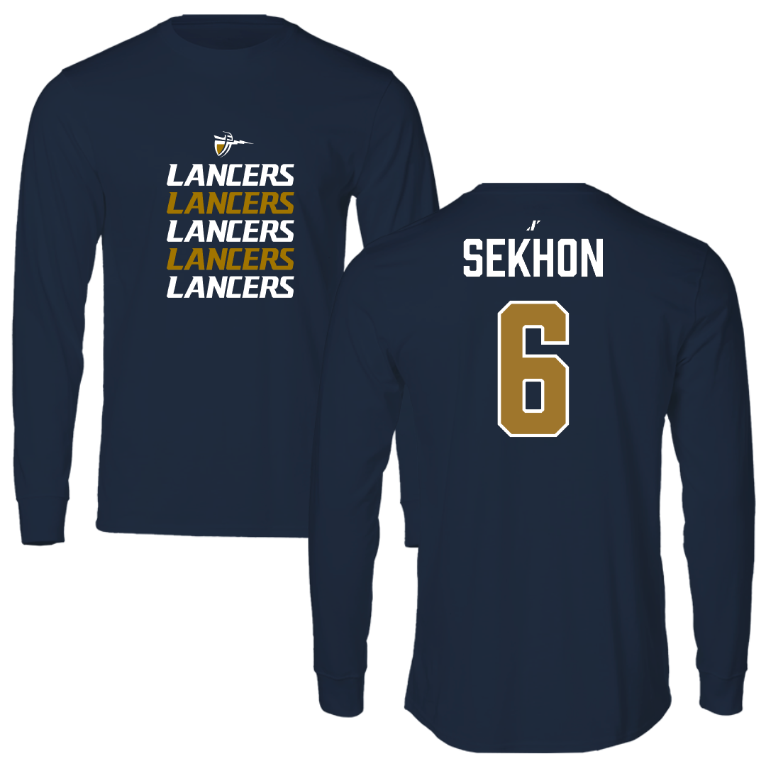 California Baptist University Soccer (W) Navy General Long Sleeve - #6 Ryeesa Sekhon