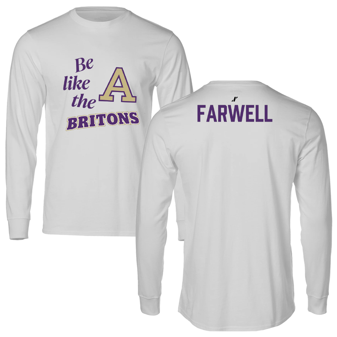 Albion College Equestrian Light Gray Be Like Us Long Sleeve - Ella Farwell