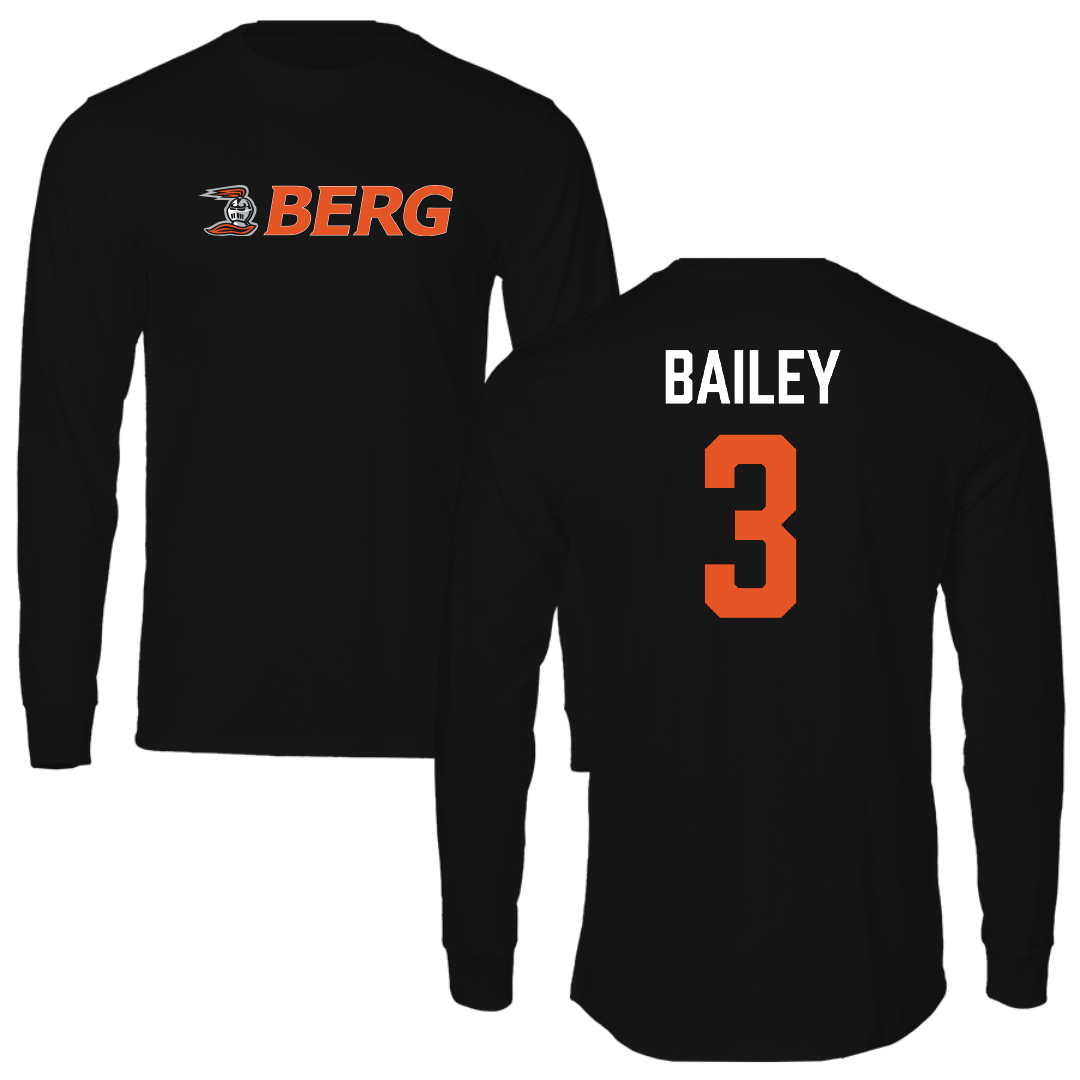 Heidelberg University Football Black Long Sleeve - #3 Jordan Bailey