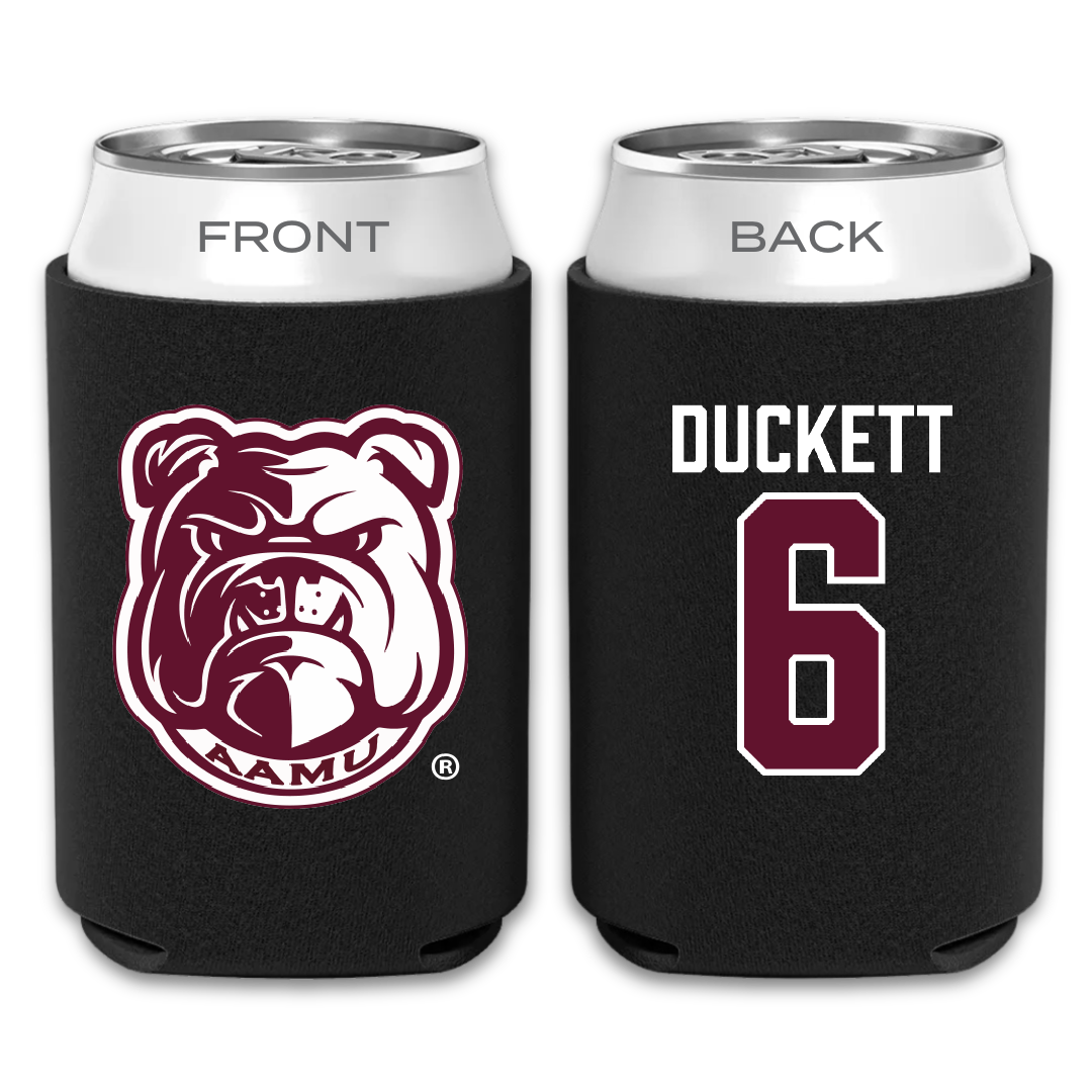 Alabama A&M University Volleyball Black Can Cooler - #6 Bailey Duckett