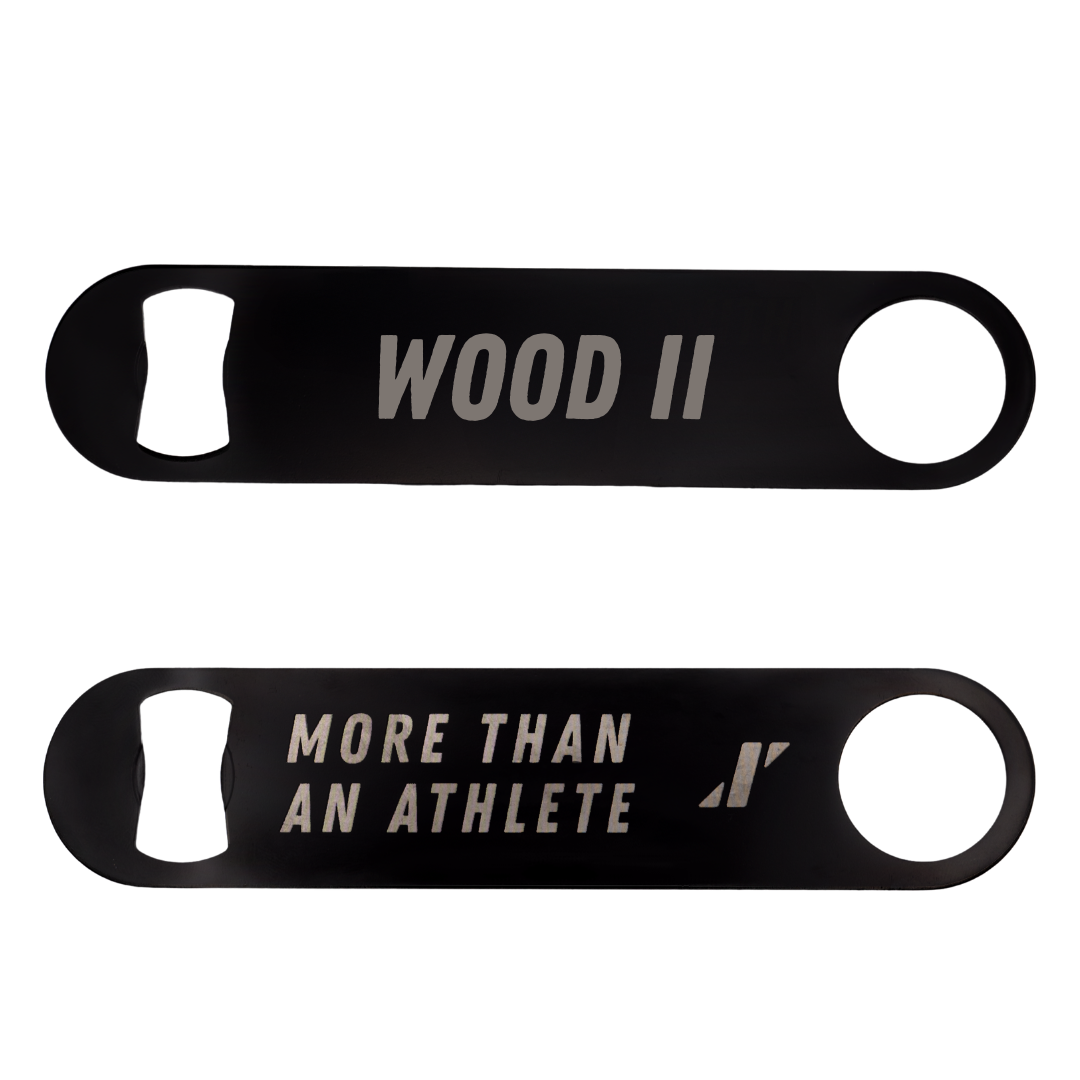 Alabama State University TF and XC Black Bottle Opener - Kevin Wood II