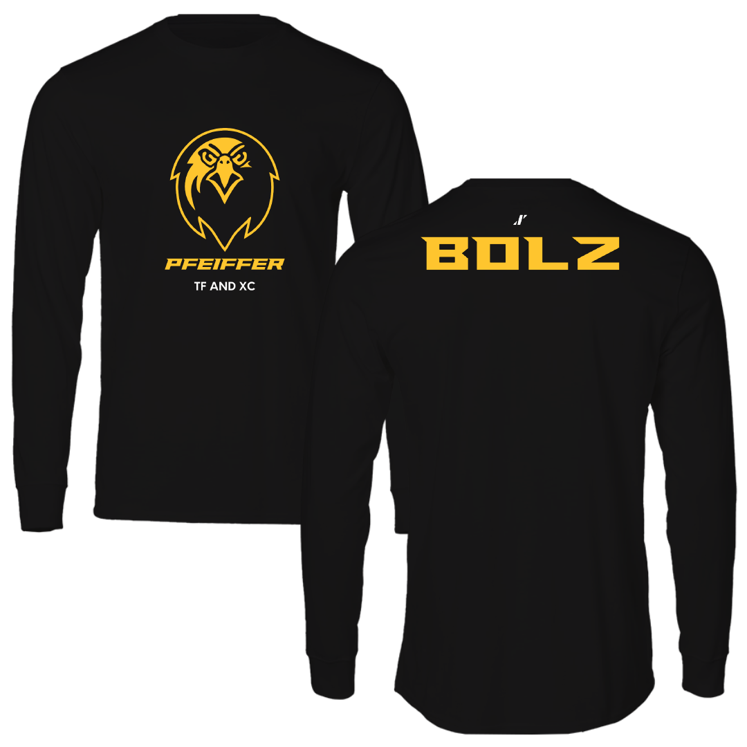 Pfeiffer University TF and XC Black Performance Long Sleeve - Lily Bolz