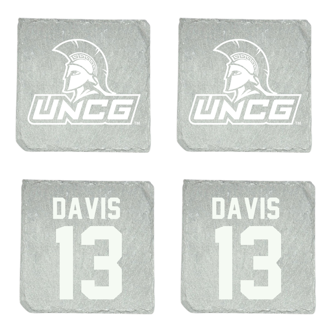UNC Greensboro Basketball (W) Stone Coaster (4 Pack)  - #13 Joelle Davis
