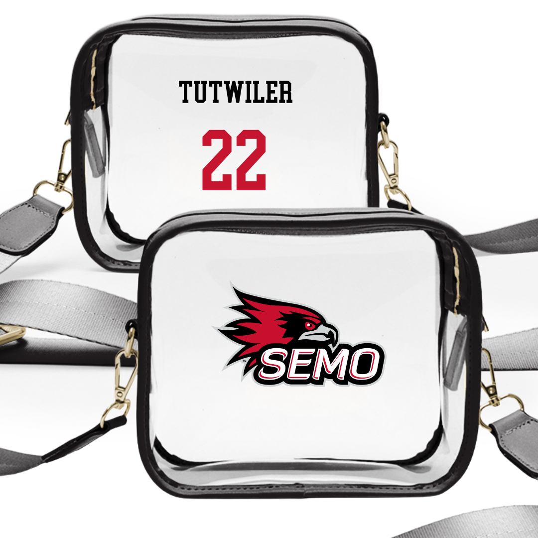Southeast Missouri State University Softball Black Clear Stadium Bag - #22 Mary Tutwiler