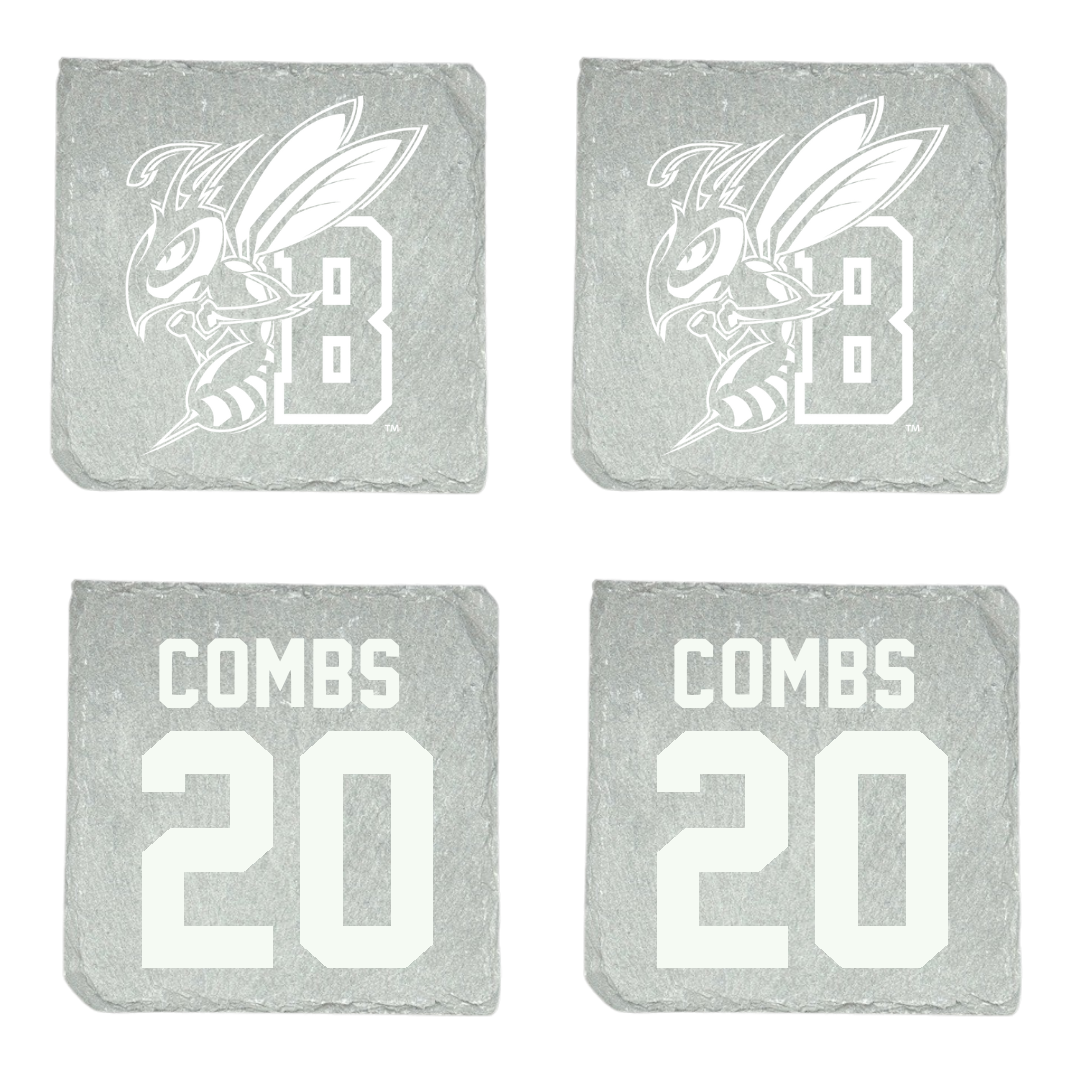 Montana State University Billings Baseball Stone Coaster (4 Pack)  - #20 Owen Combs
