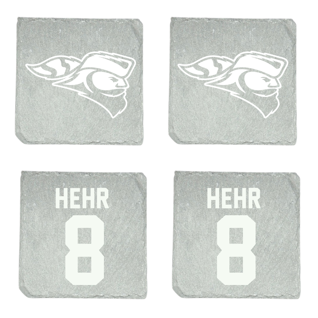 Carroll University Lacrosse Stone Coaster (4 Pack)  - #8 Matt Hehr