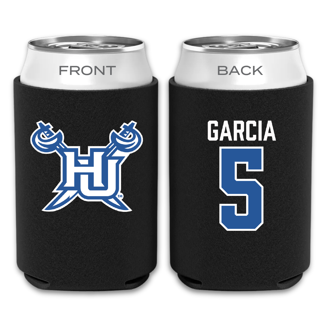 Hampton University Lacrosse Black Can Cooler - #5 Zion Garcia