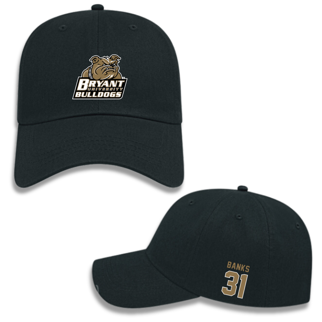 Bryant University Football Black Hat - #31 Devon Banks