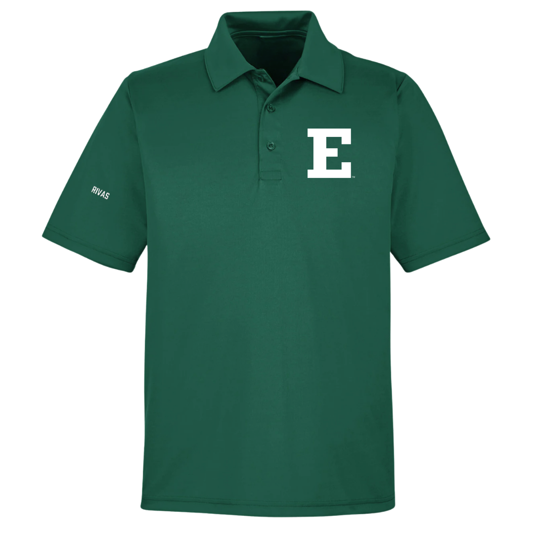 Eastern Michigan University TF and XC Forest Green Polo - Liusmar Rivas