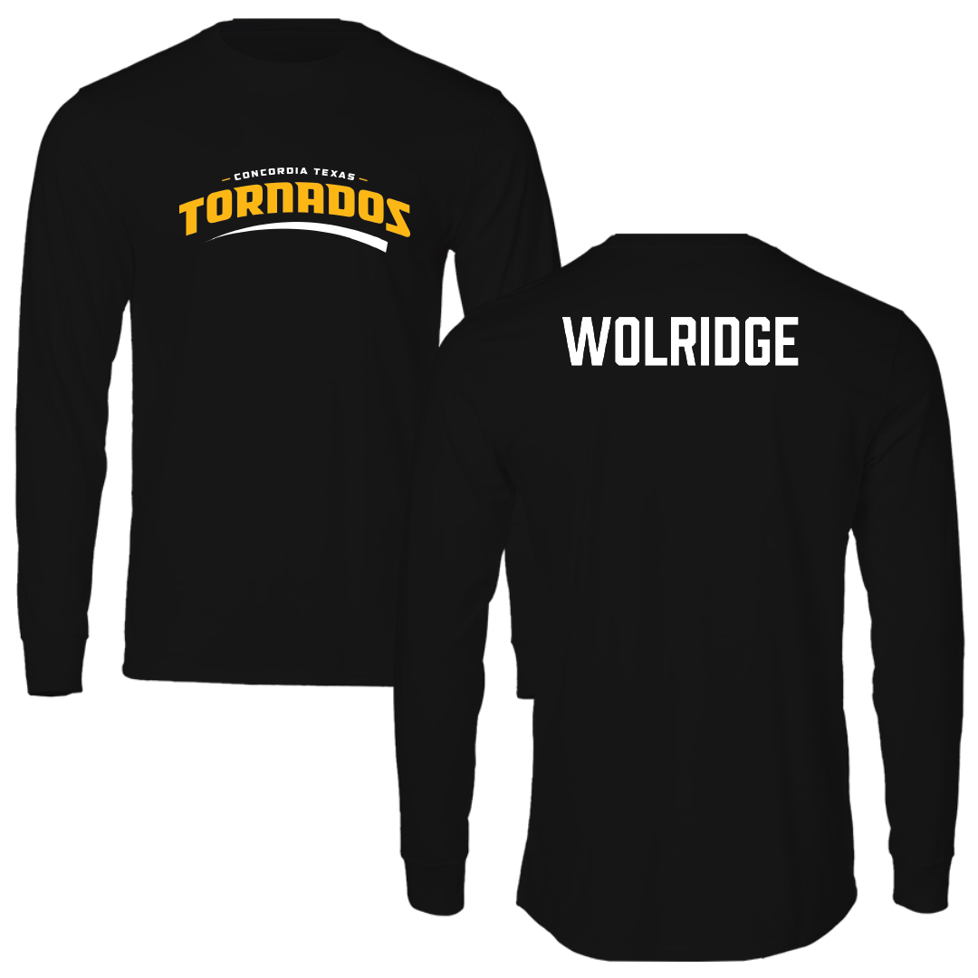 Concordia University (Texas) TF and XC Black Performance Long Sleeve - Kaden Wolridge