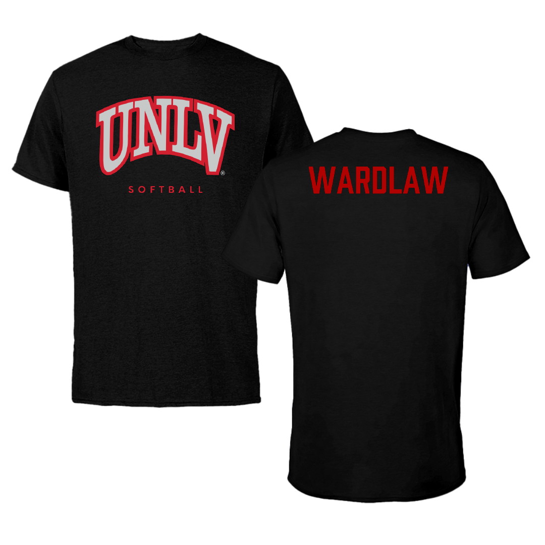 University of Nevada-Las Vegas Softball Black Performance Tee - Emma Wardlaw