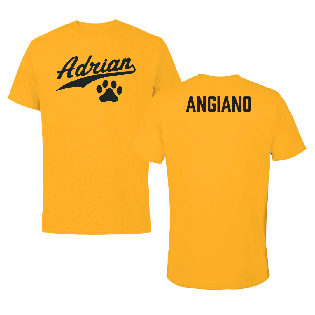 Adrian College Dance Gold Performance Tee - Amelia Angiano