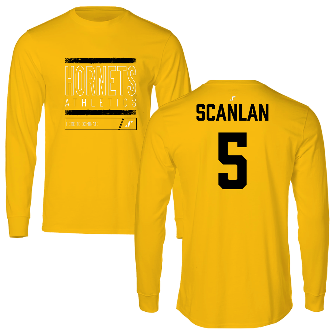 Alabama State University Volleyball Gold Dominate Long Sleeve - #5 Sierra Scanlan