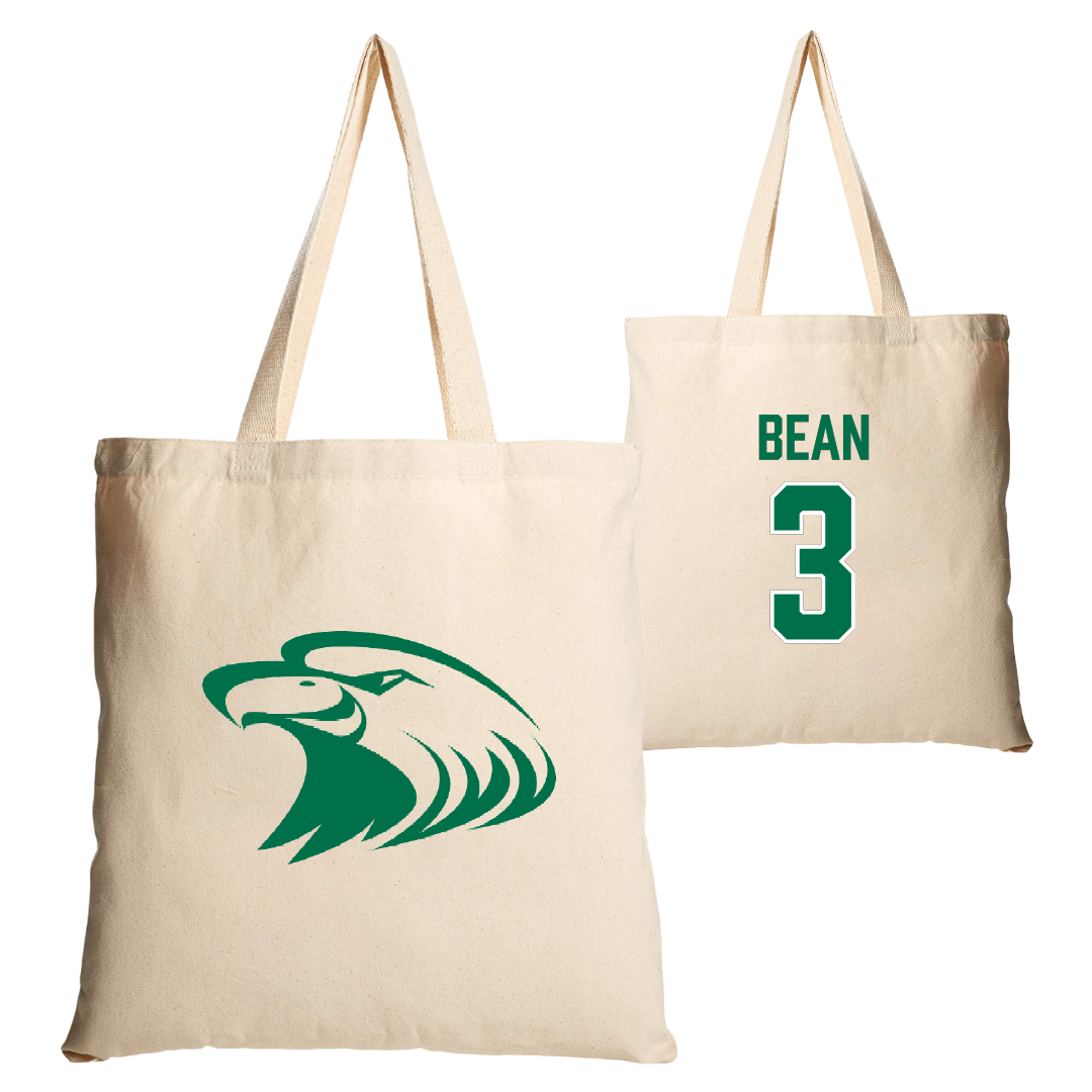 Central Methodist University Baseball Tan Canvas Tote Bag - #3 Caiden Bean