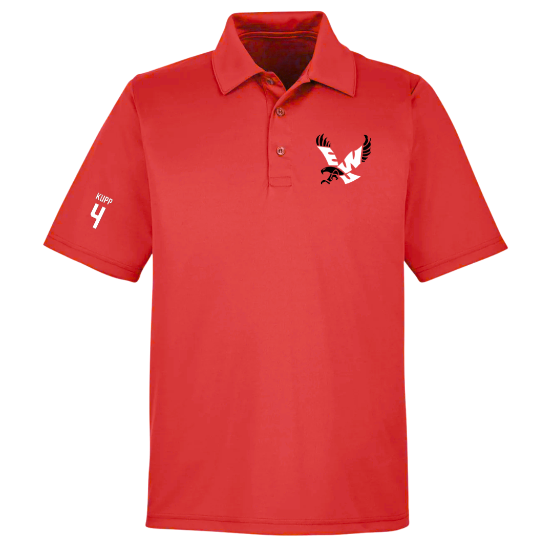 Eastern Washington University Soccer (W) Red Polo - #4 Katrina Kupp