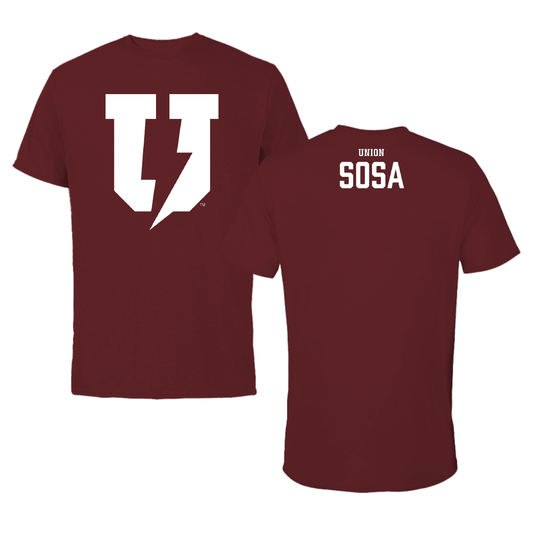 Union College Tennis Maroon Tee - Jesus Sosa