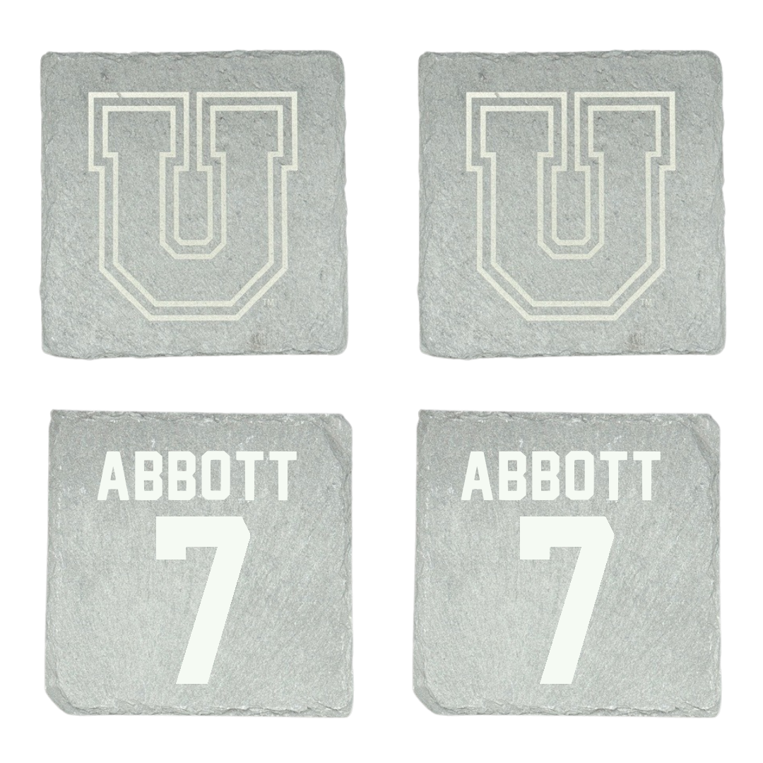 Union College Soccer Stone Coaster (4 Pack)  - #7 London Abbott