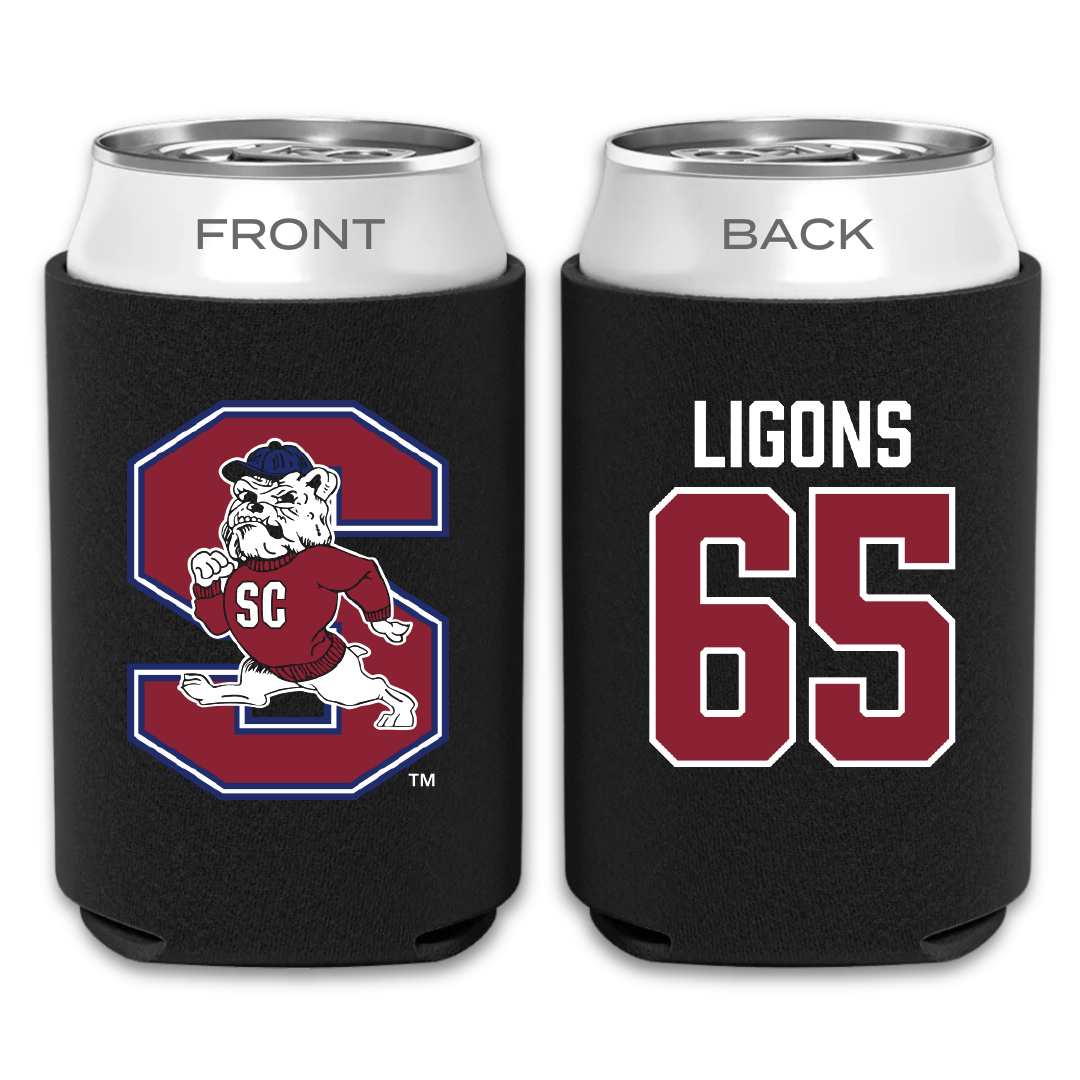 South Carolina State University Football Black Can Cooler - #65 Kanaan Ligons