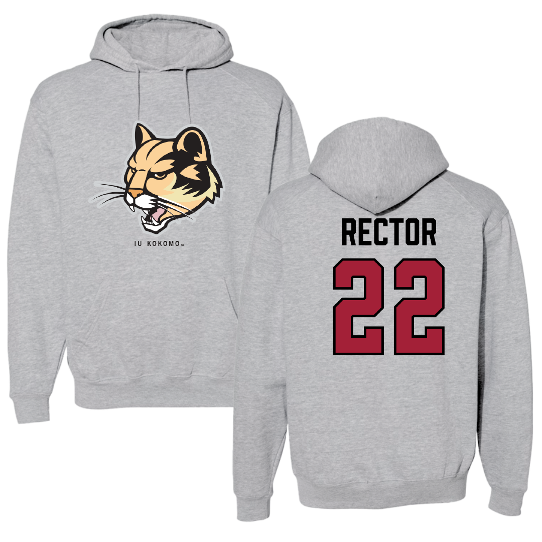 Indiana University Kokomo Basketball (W) Sport Gray Hoodie - #22 Cameryn Rector