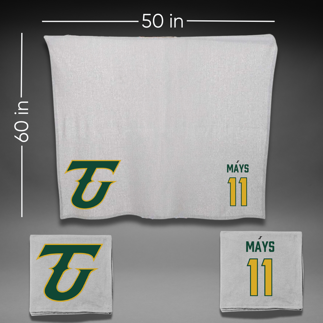 Tiffin University Soccer (M) Gray Blanket - #11 Jordan Mays