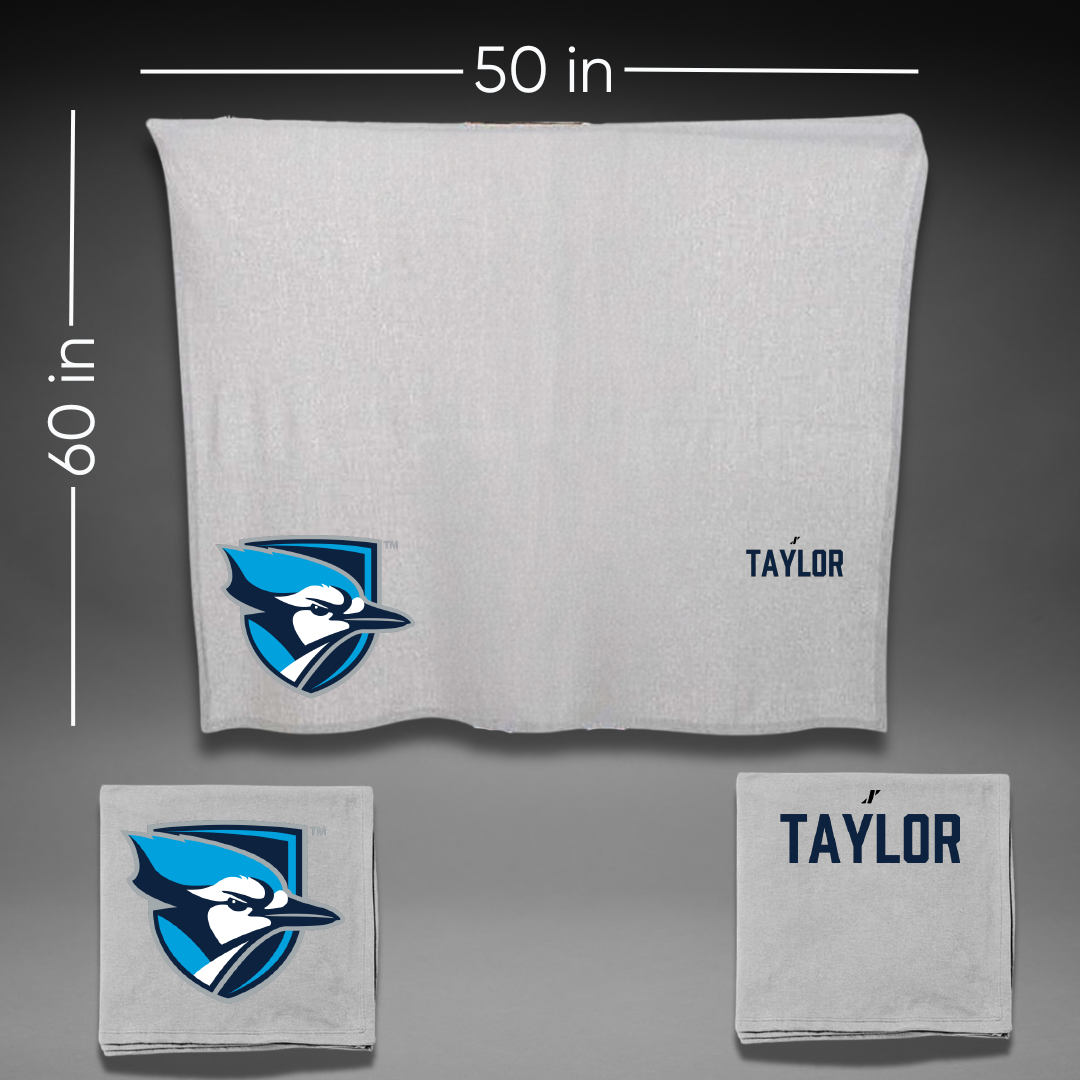 Elmhurst University Golf Gray Blanket - Riley Taylor