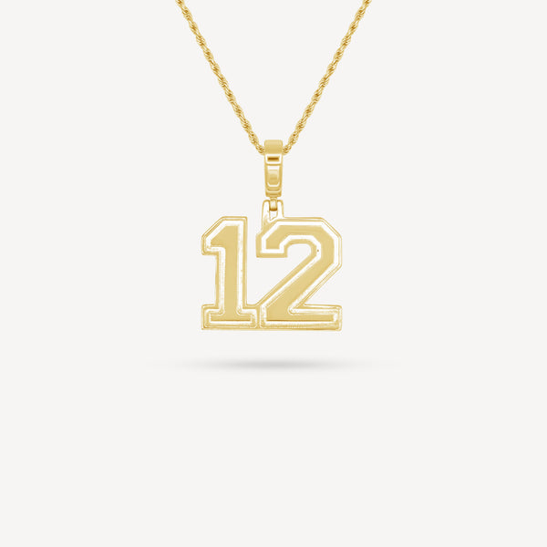 Gold Presidents Pendant and Chain - #12 Noah Hanson