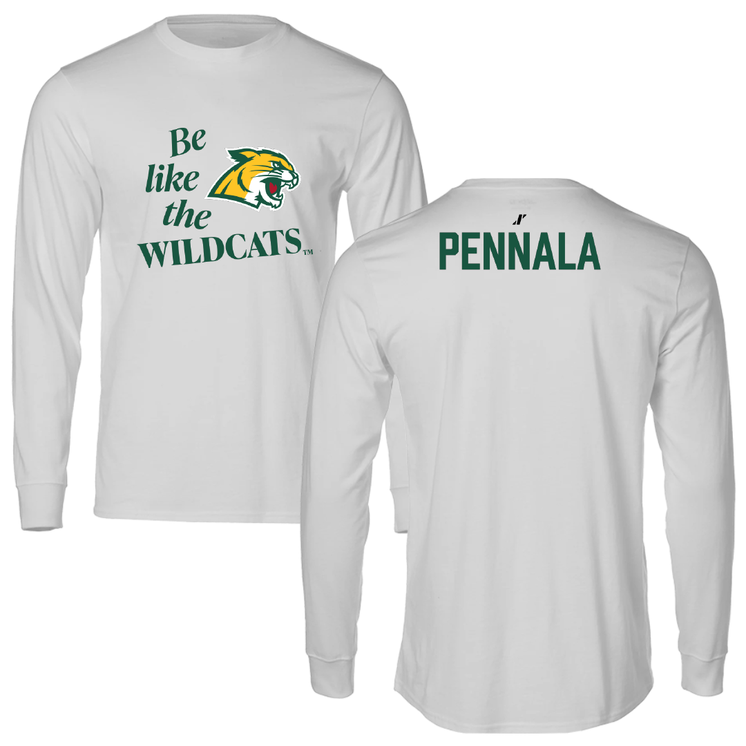 Northern Michigan University Golf Light Gray Be Like Us Long Sleeve - Levi Pennala