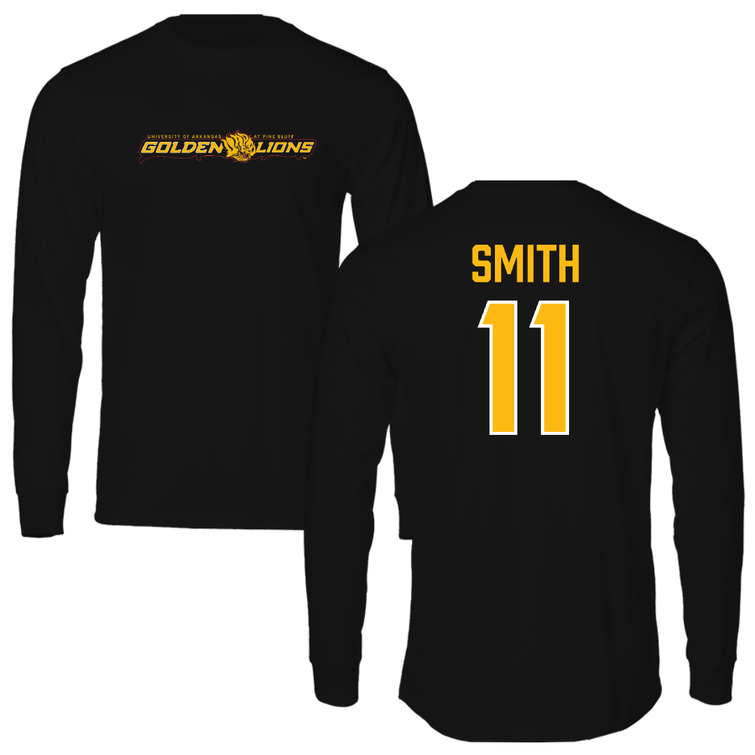 University of Arkansas-Pine Bluff Baseball Black Long Sleeve - #11 Ian Smith