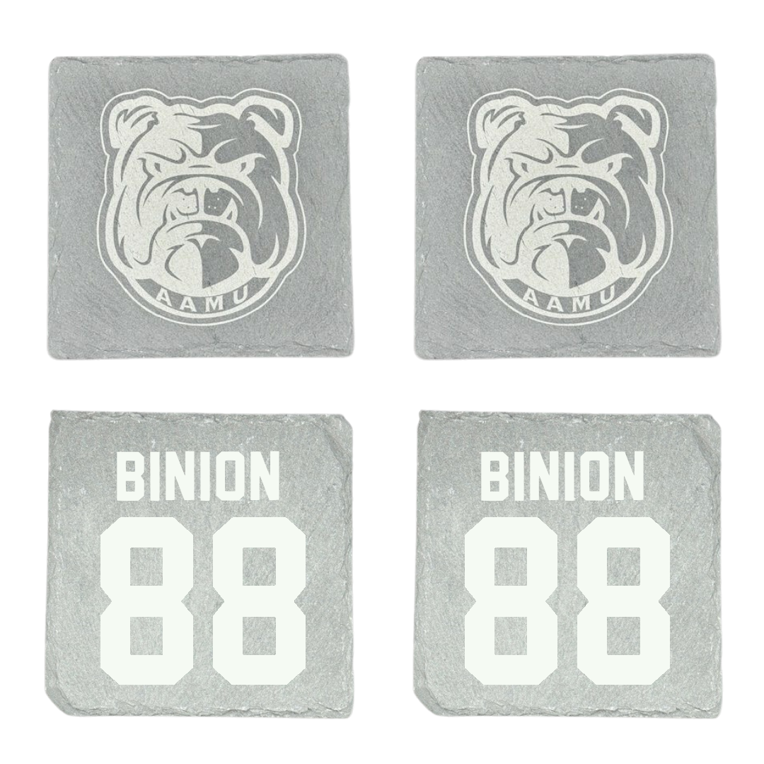 Alabama A&M University Football Stone Bulldogs Coaster (4 Pack)  - #88 Gabriel Binion