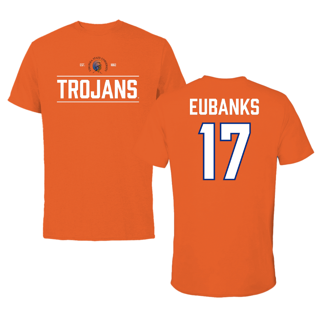 Virginia State University Volleyball (W) Orange General Tee - #17 Helena Eubanks