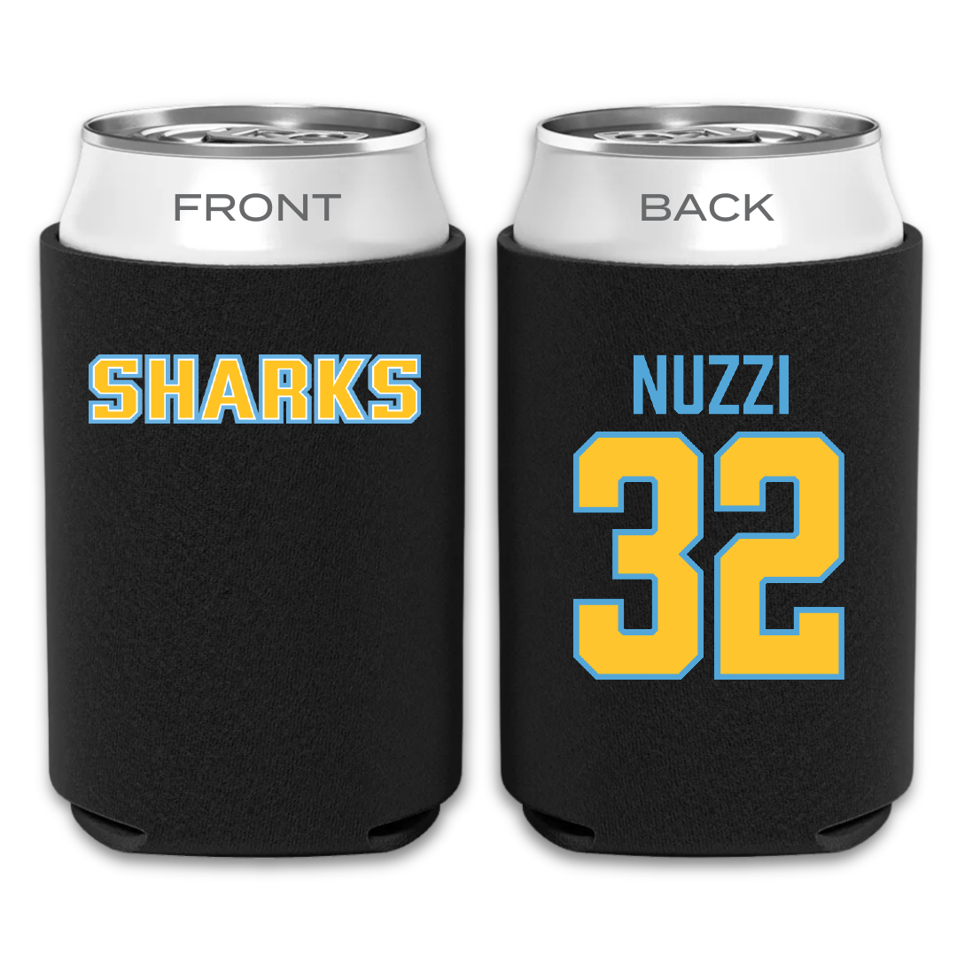 Long Island University Lacrosse Black Can Cooler - #32 Alexa Nuzzi