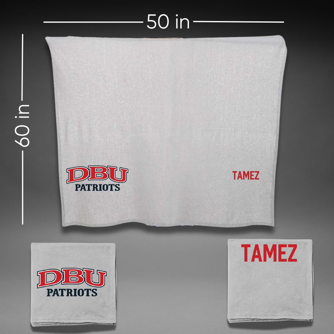 Dallas Baptist University Cheer Gray Blanket - Ava Tamez