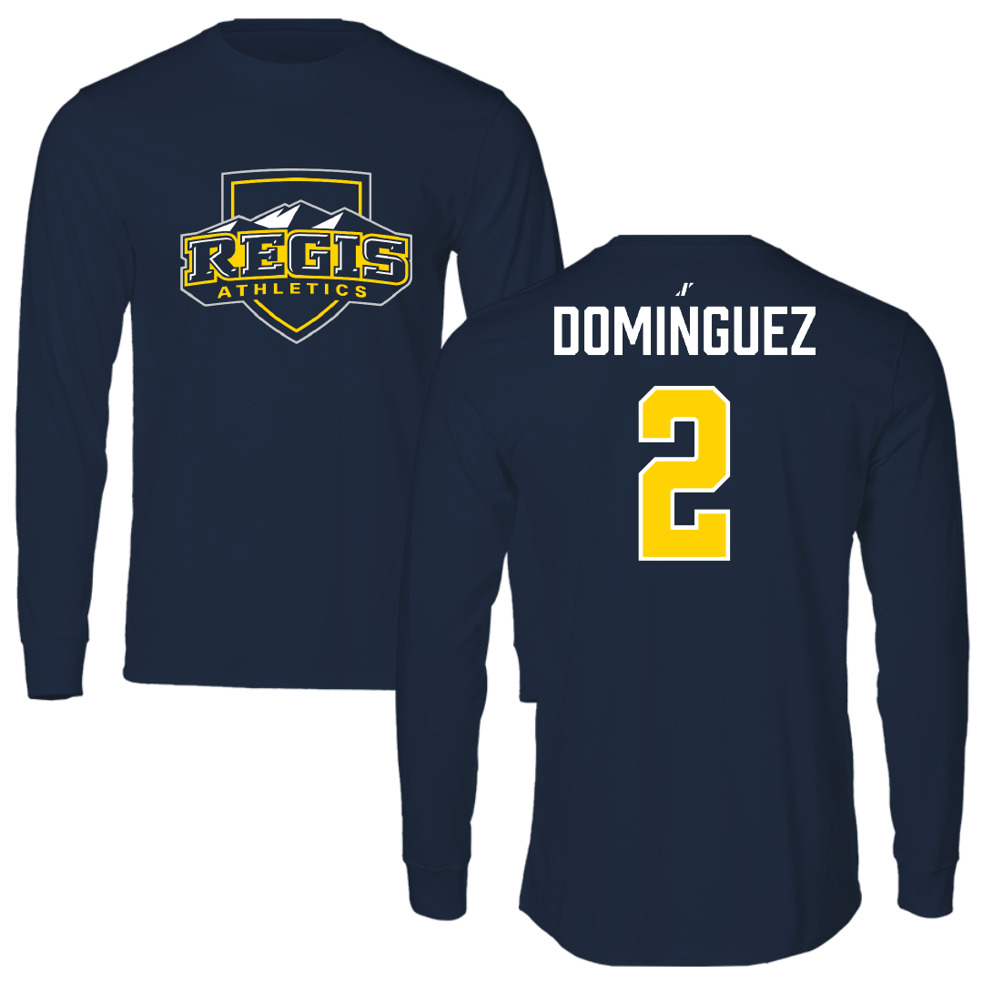 Regis University (Colorado) Softball Navy Long Sleeve - #2 Enyssa Dominguez