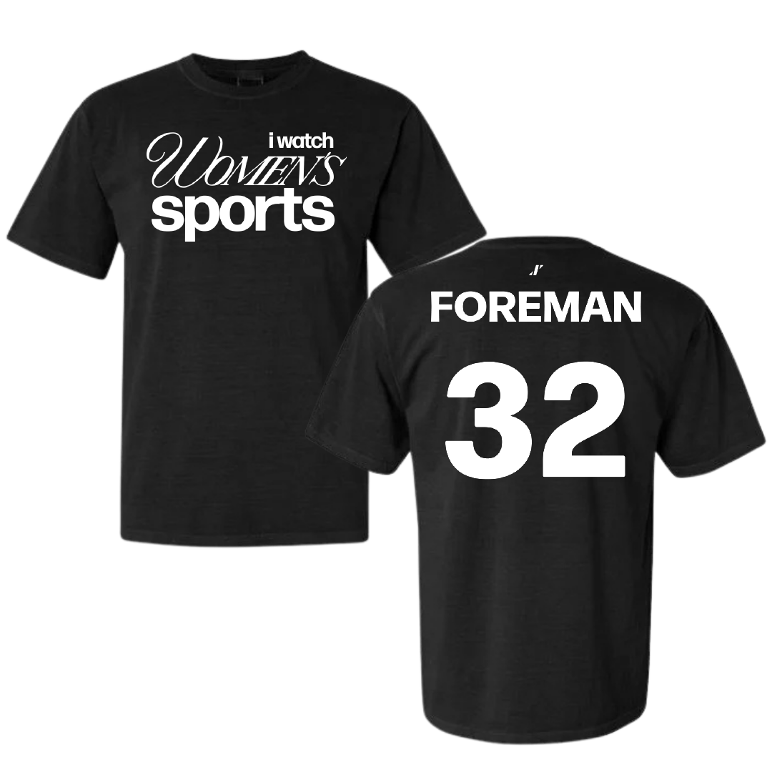 Soccer Black WHM Comfort Colors Tee - #32 Hayle Foreman