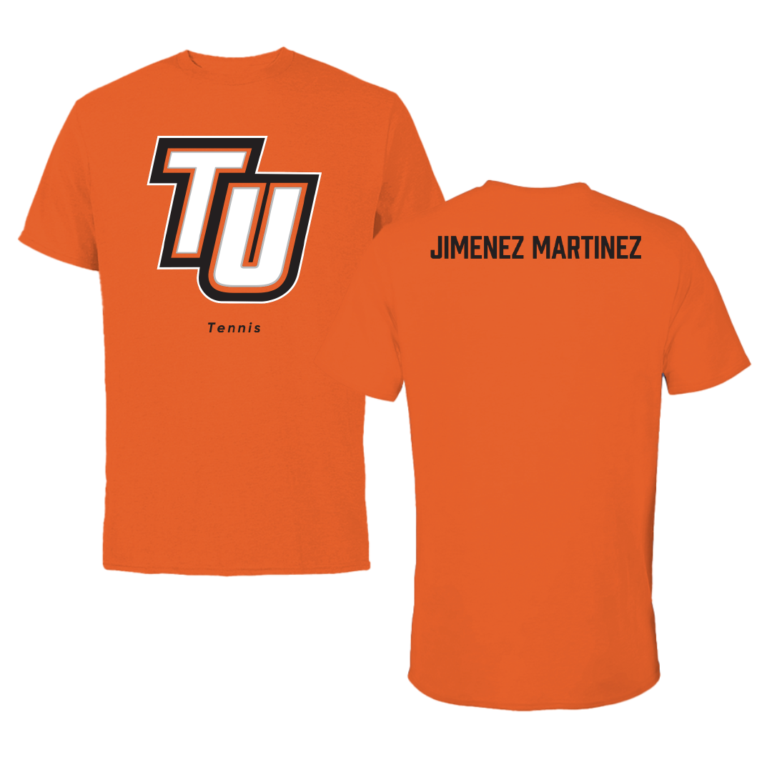 Tusculum University Tennis Orange Performance Tee - Mario Jimenez Martinez