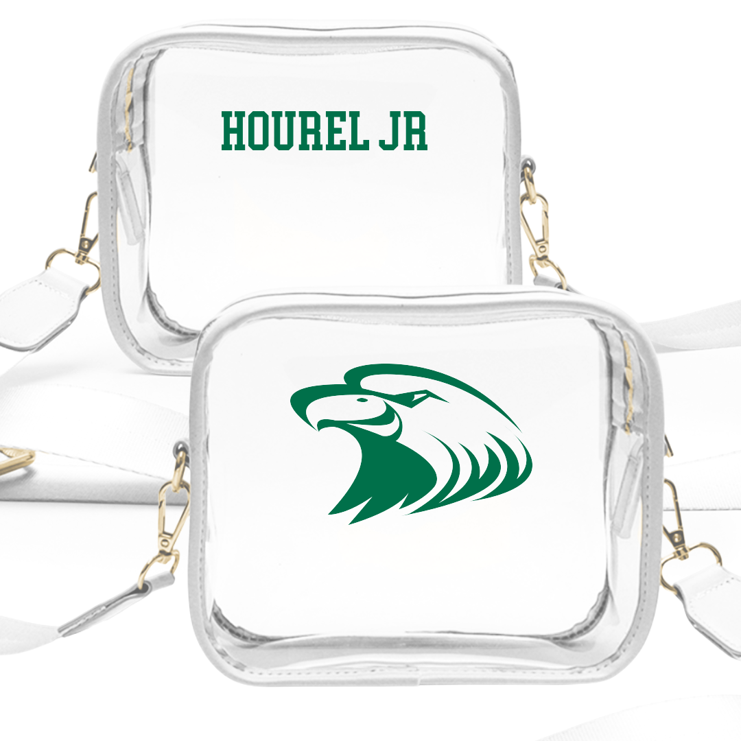 Central Methodist University Football White Clear Stadium Bag - Treyvion Hourel Jr