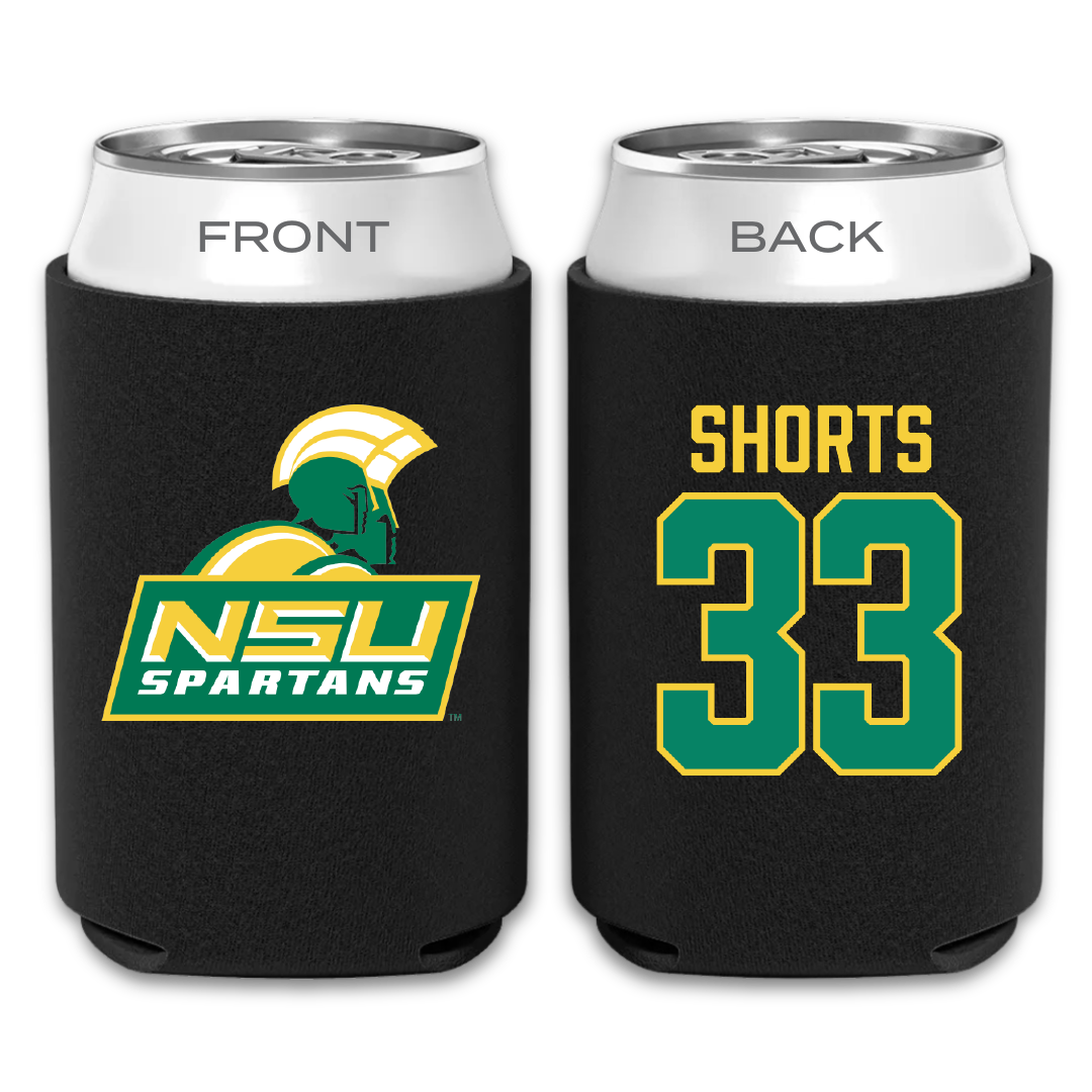 Norfolk State University Softball Black Can Cooler - #33 Emory Shorts