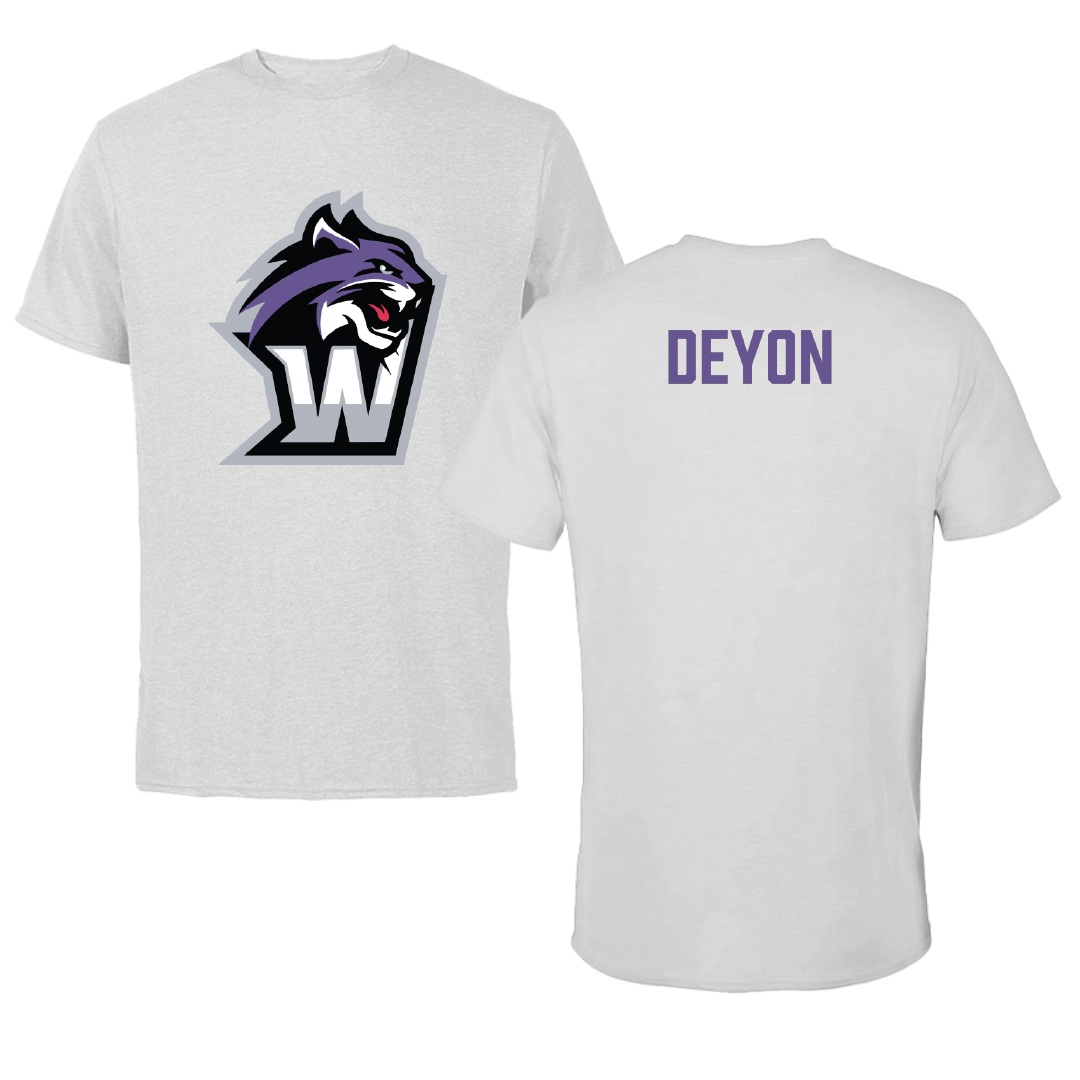 Wiley University TF and XC Light Gray Performance Tee - Kyla Deyon