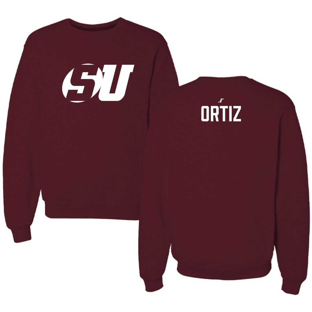 Schreiner University TF and XC Maroon Crewneck - Adam Ortiz
