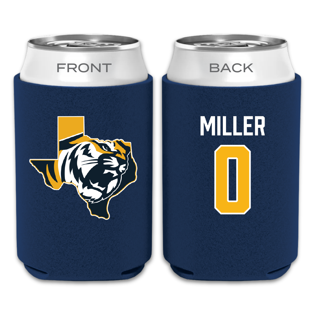 East Texas Baptist University Soccer (W) Navy Can Cooler - #0 Madelynne Miller