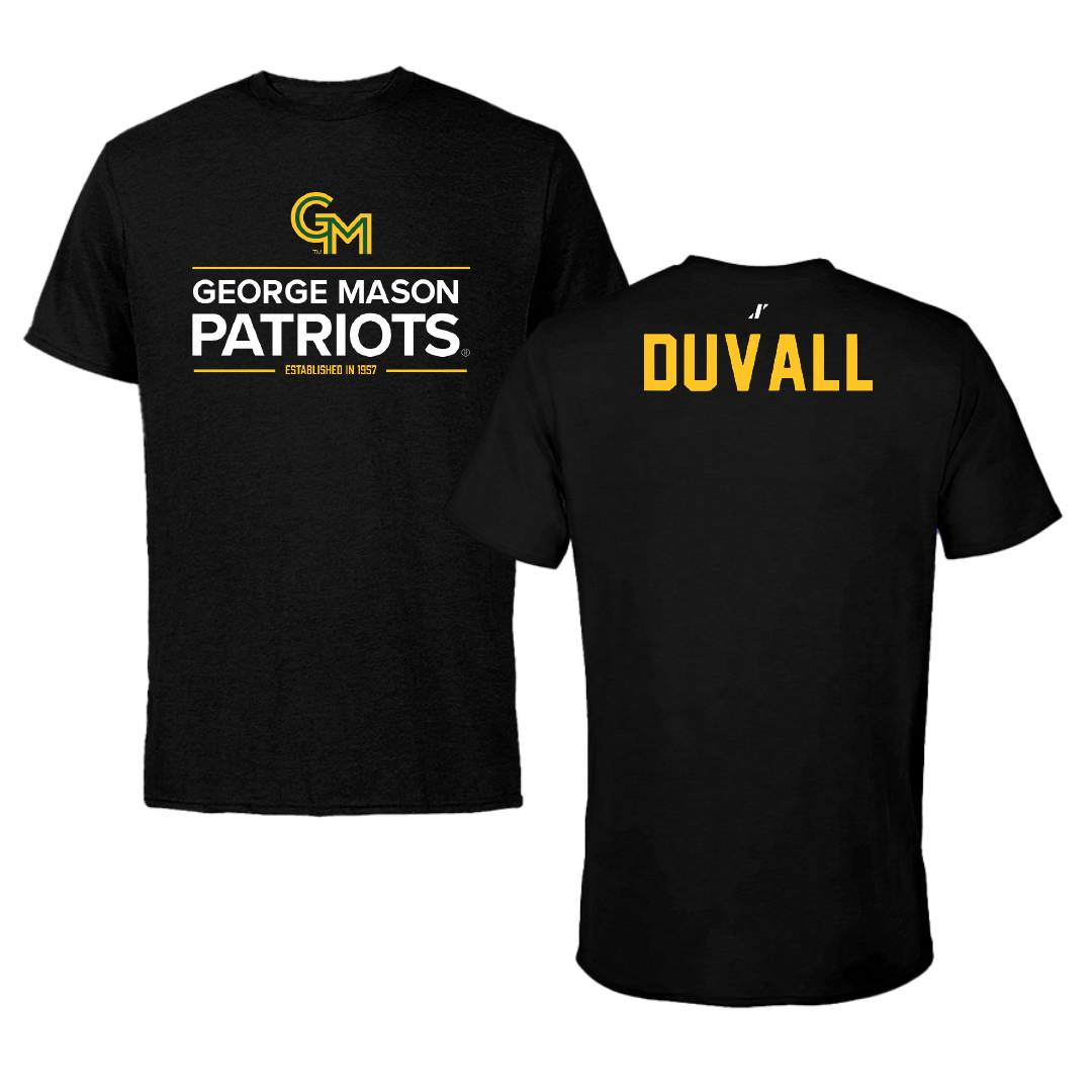 George Mason University Wrestling Black General Performance Tee - Malachi DuVall