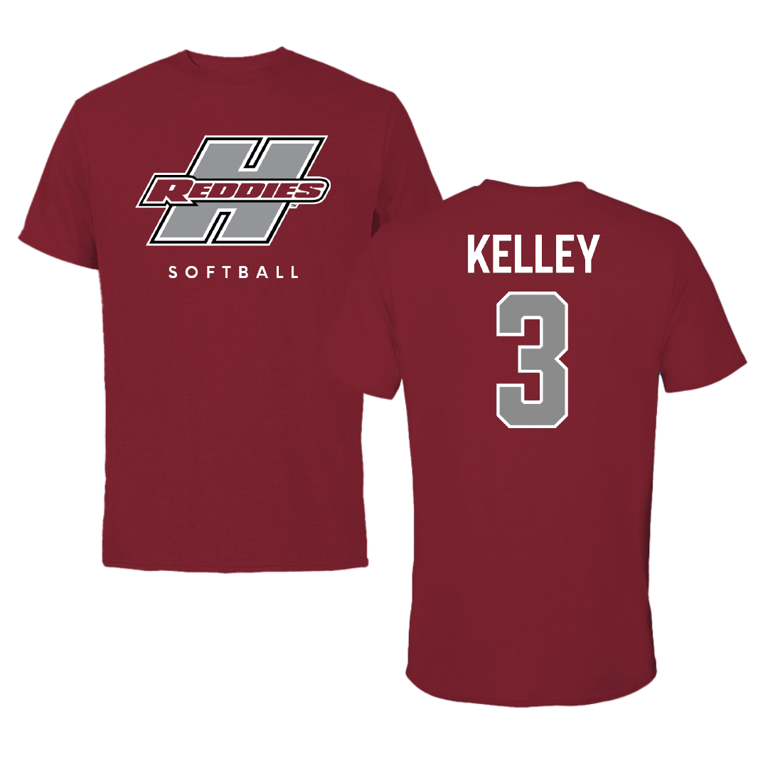 Henderson State University Softball Cardinal Performance Tee - #3 Lacey Kelley