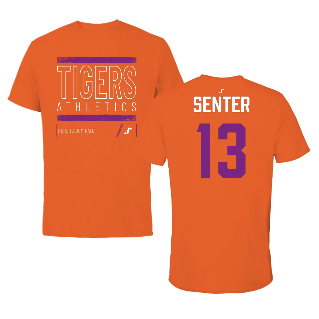 Edward Waters University Soccer (W) Orange Dominate Tee - #13 Tamarra Senter