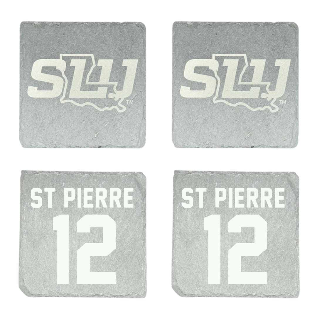 Southeastern Louisiana University Baseball Stone Coaster (4 Pack)  - #12 Brady St Pierre