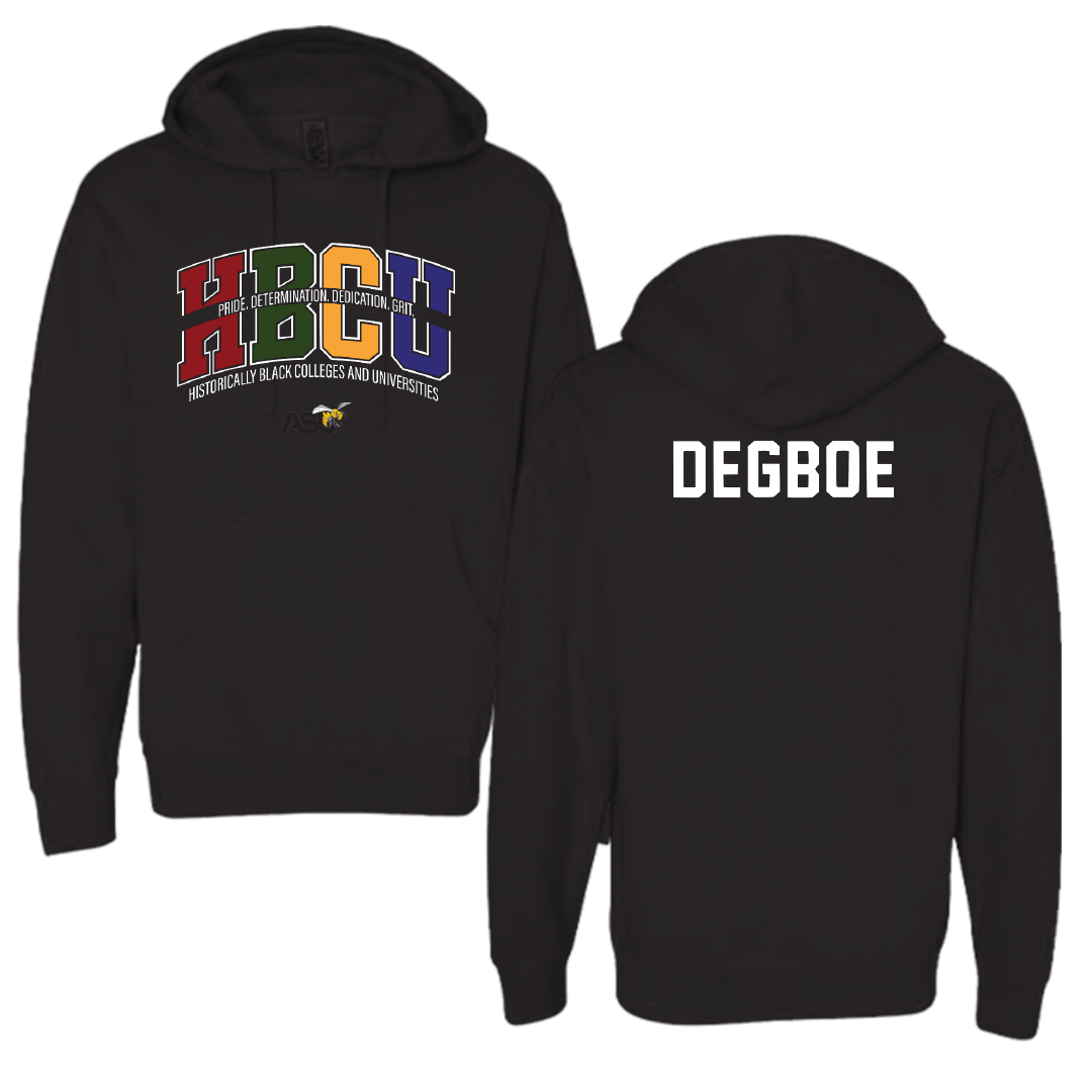 Alabama State University TF and XC Black HBCU Hoodie - Angelique Degboe
