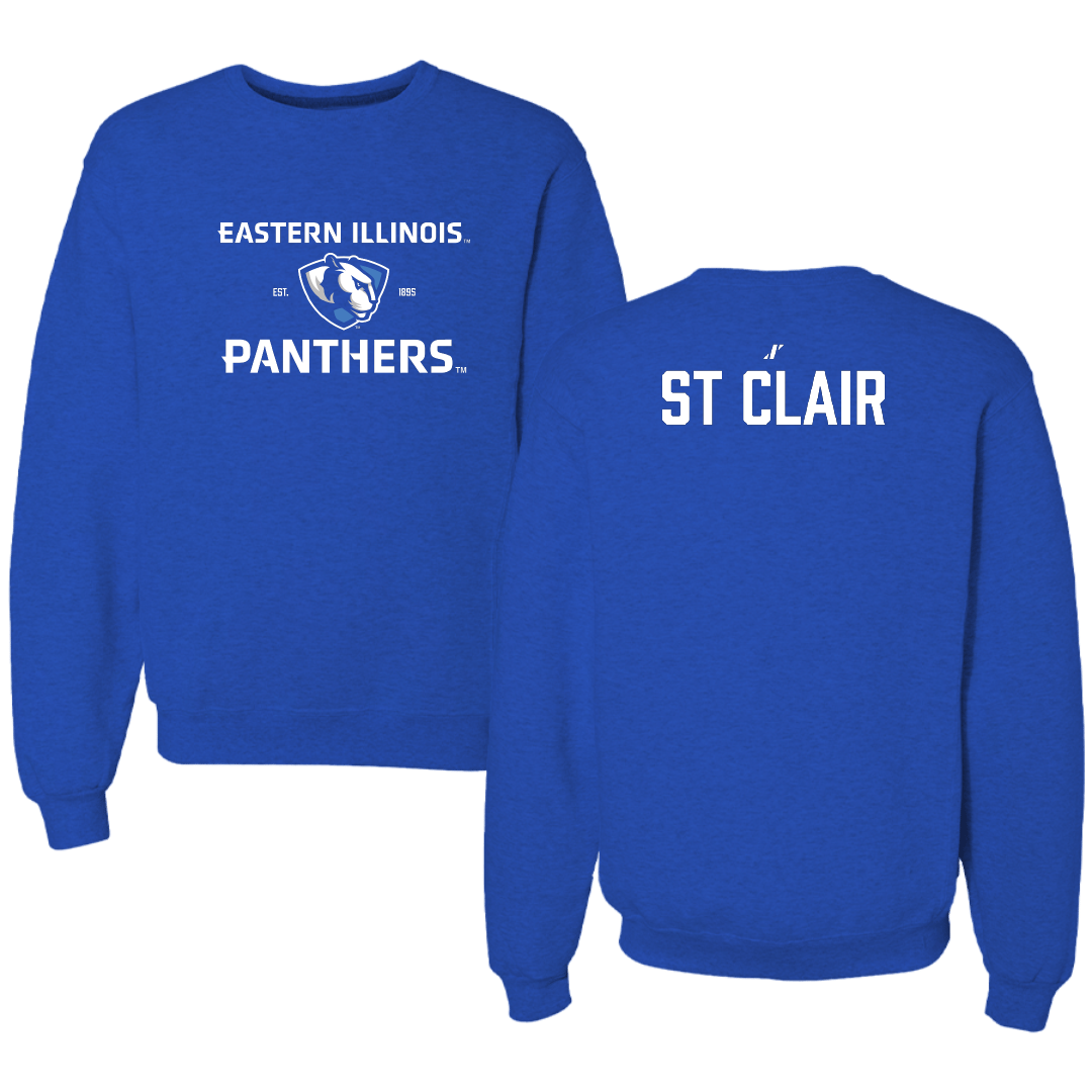 Eastern Illinois University TF and XC Blue General Crewneck - Maxwell St Clair