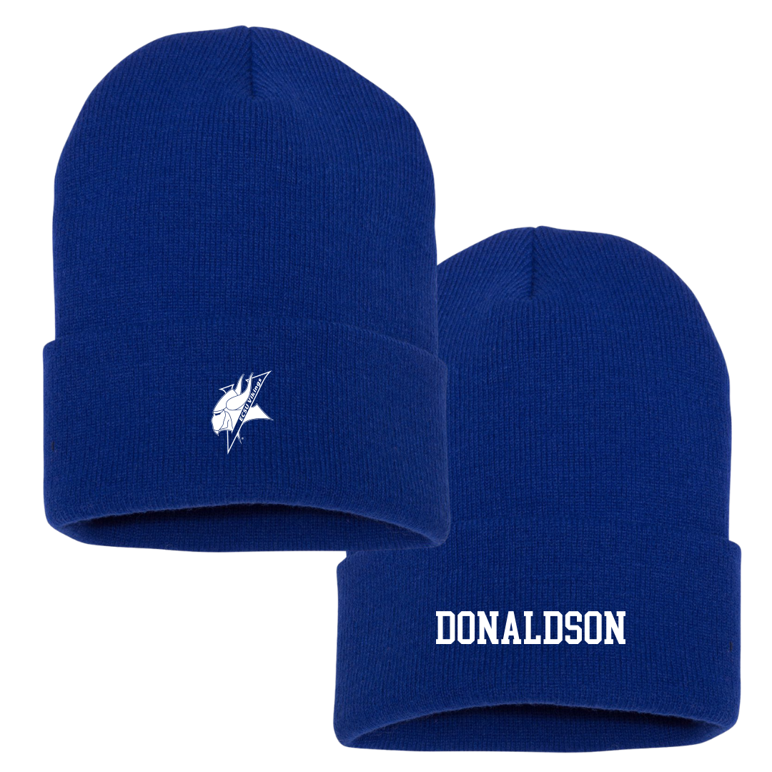 Elizabeth City State University Softball Blue Beanie - #26 Oreanna Donaldson