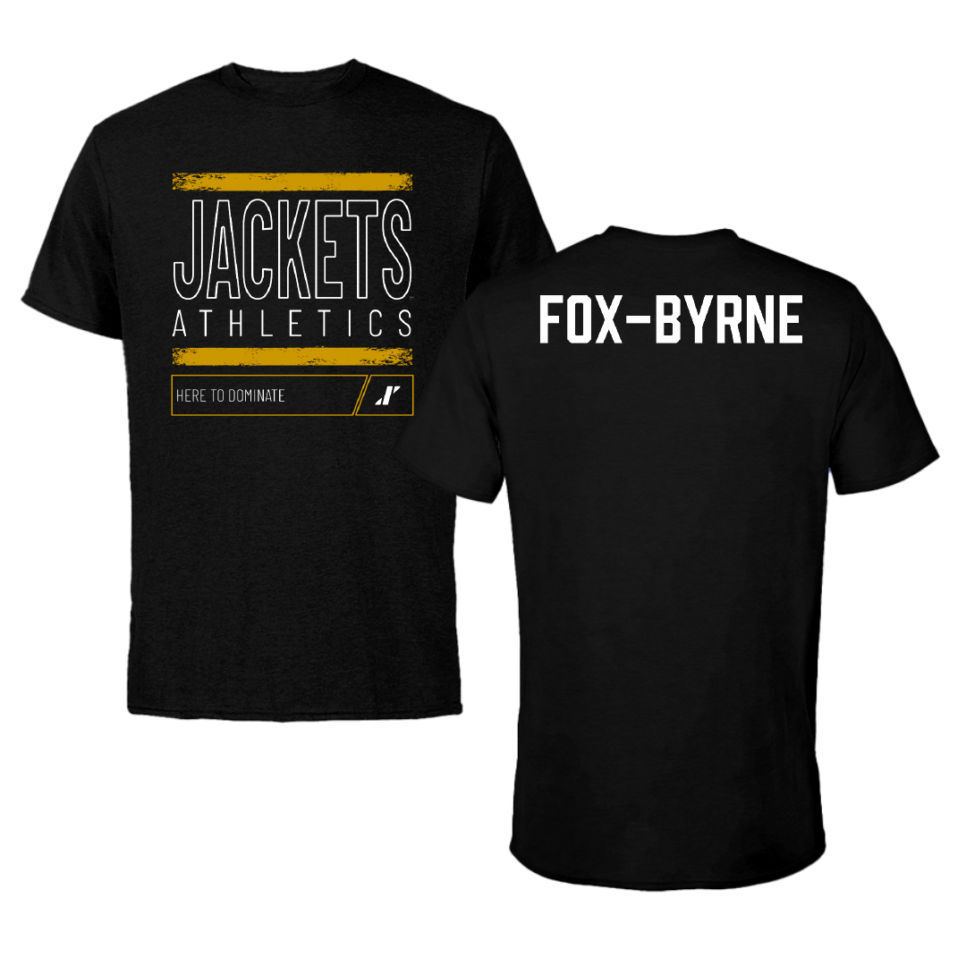 West Virginia State University TF and XC Black Dominate Tee - Callum Fox-Byrne