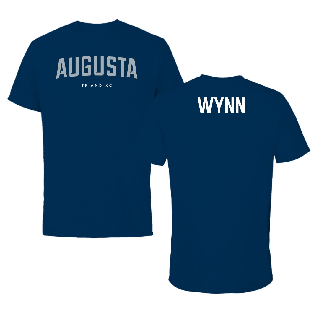 Augusta University TF and XC Navy Tee - Logan Wynn