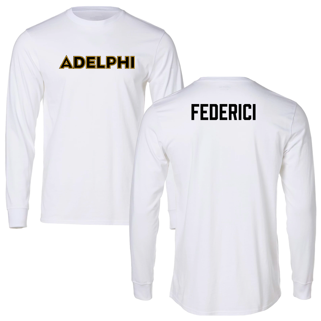 Adelphi University Tennis White Long Sleeve - Caterina Federici